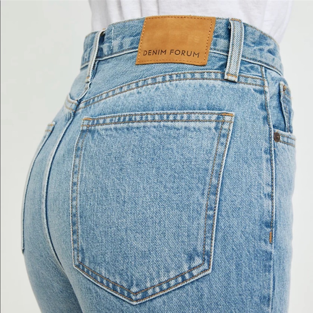 Denim Forum Nina Super High Rise Cigarette Jean